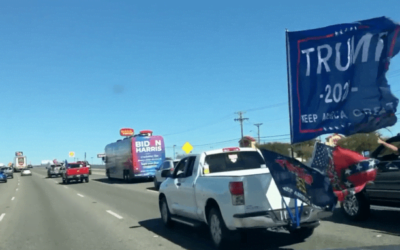Trump Supporters Accost a Biden Bus On the Open Highway — Texas Police Need to Be Ready for More